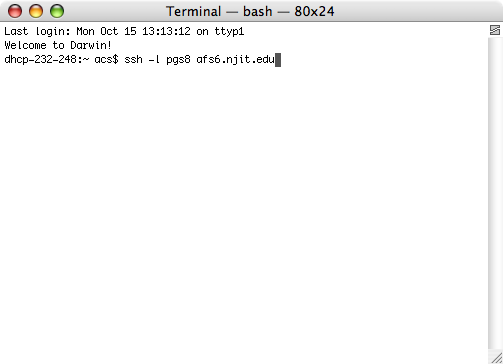 mac os ssh client